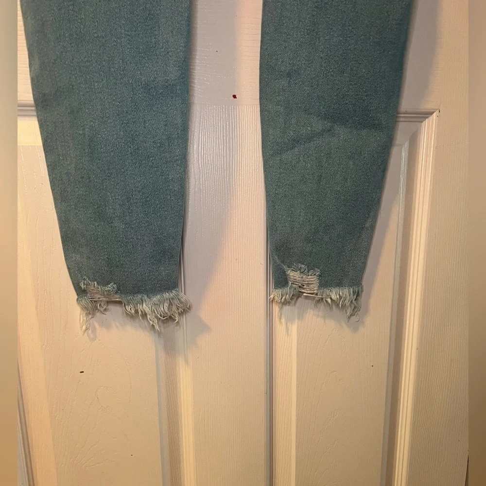 Kancan Distressed Light Blue Women's Jeans Size XL